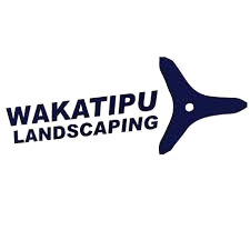 Wakatipu Landscaping Logo Blue with White background